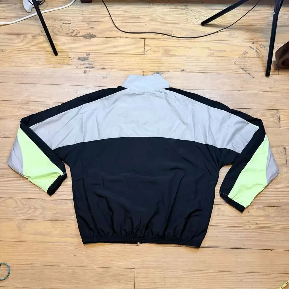 Nike Force Starting 5 Basketball Jacket Black Gray Volt Size S
